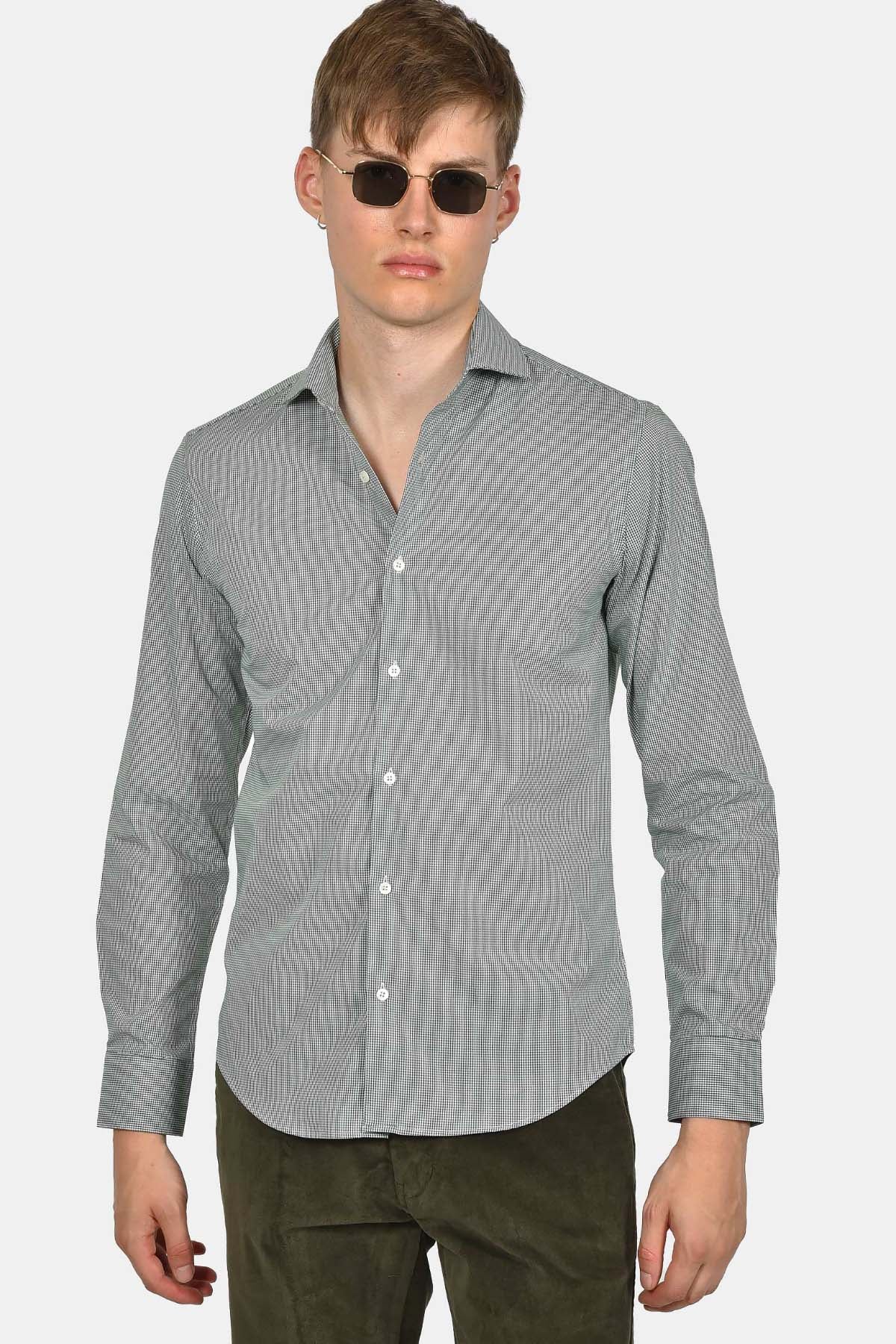 ανδρικό-πουκάμισο-ψιλό-καρό-normal-fit-100%-βαμβάκι
