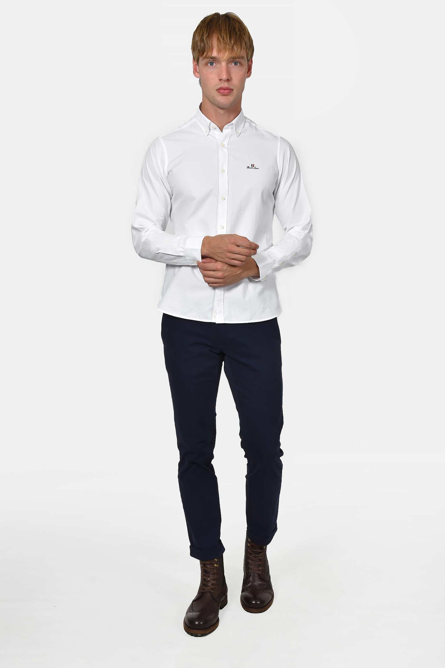 ανδρικό-πουκάμισο-button-down-custom-fit-από-100%-βαμβάκι-απαλό-και-ευκολοφόρετο