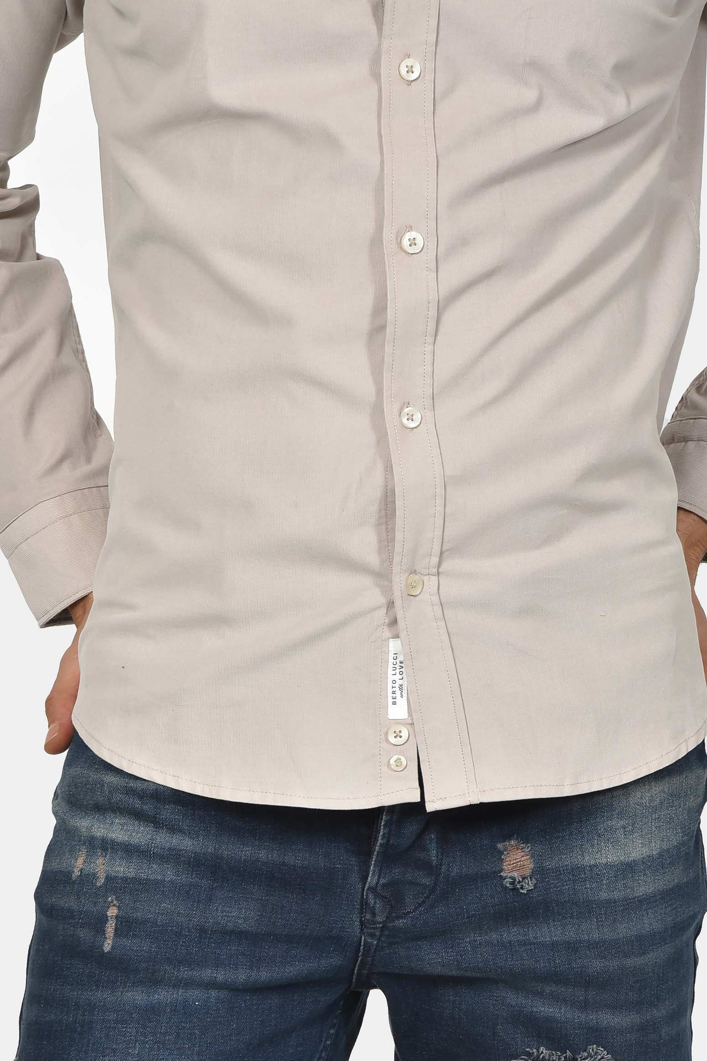 ανδρικό-βαμβακερό-πουκάμισο-ψιλό-κοτλέ