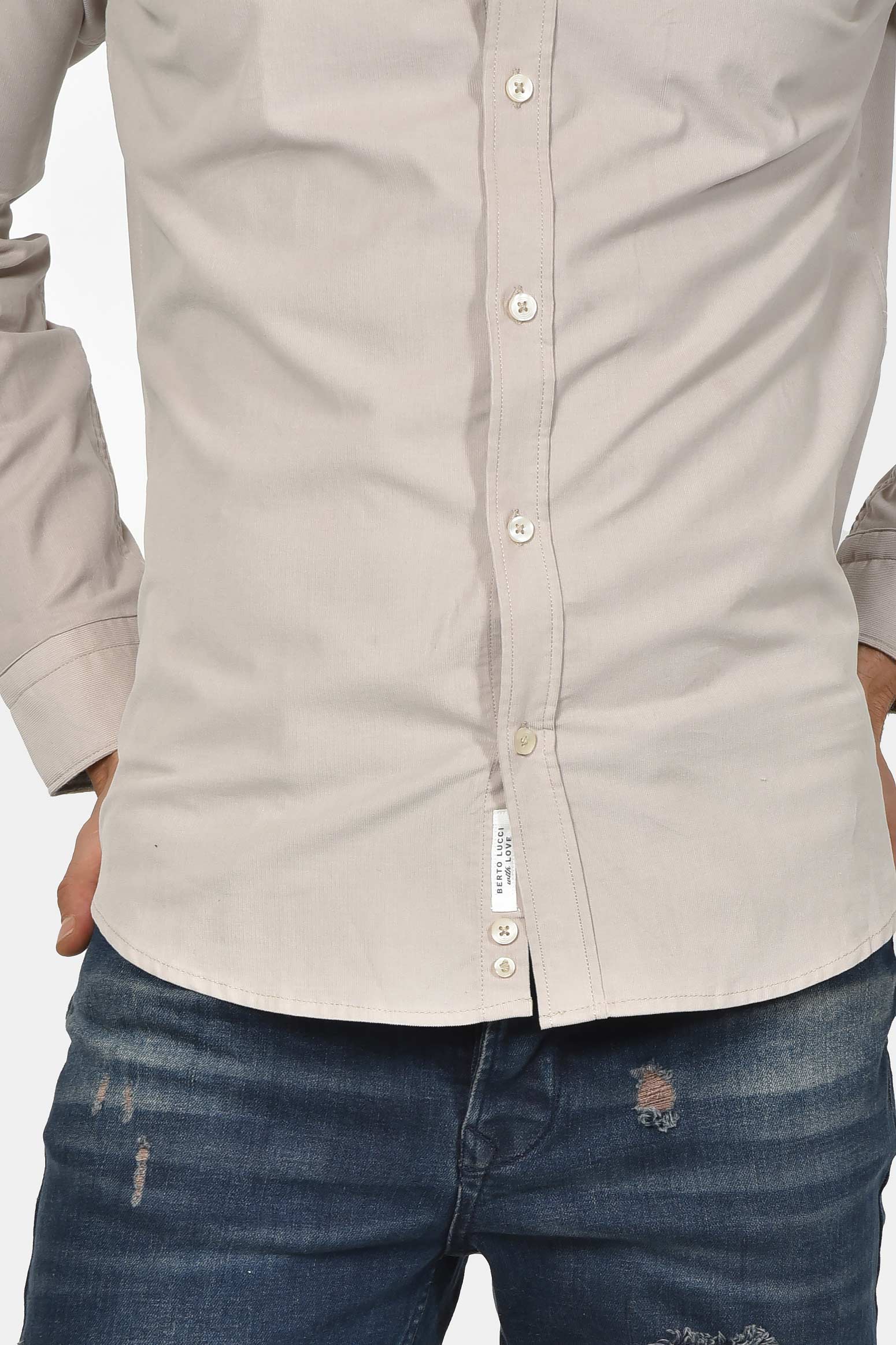 ανδρικό-βαμβακερό-πουκάμισο-ψιλό-κοτλέ