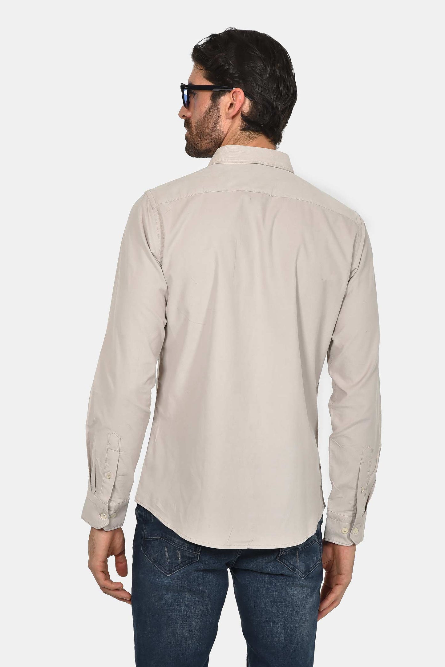 ανδρικό-βαμβακερό-πουκάμισο-ψιλό-κοτλέ