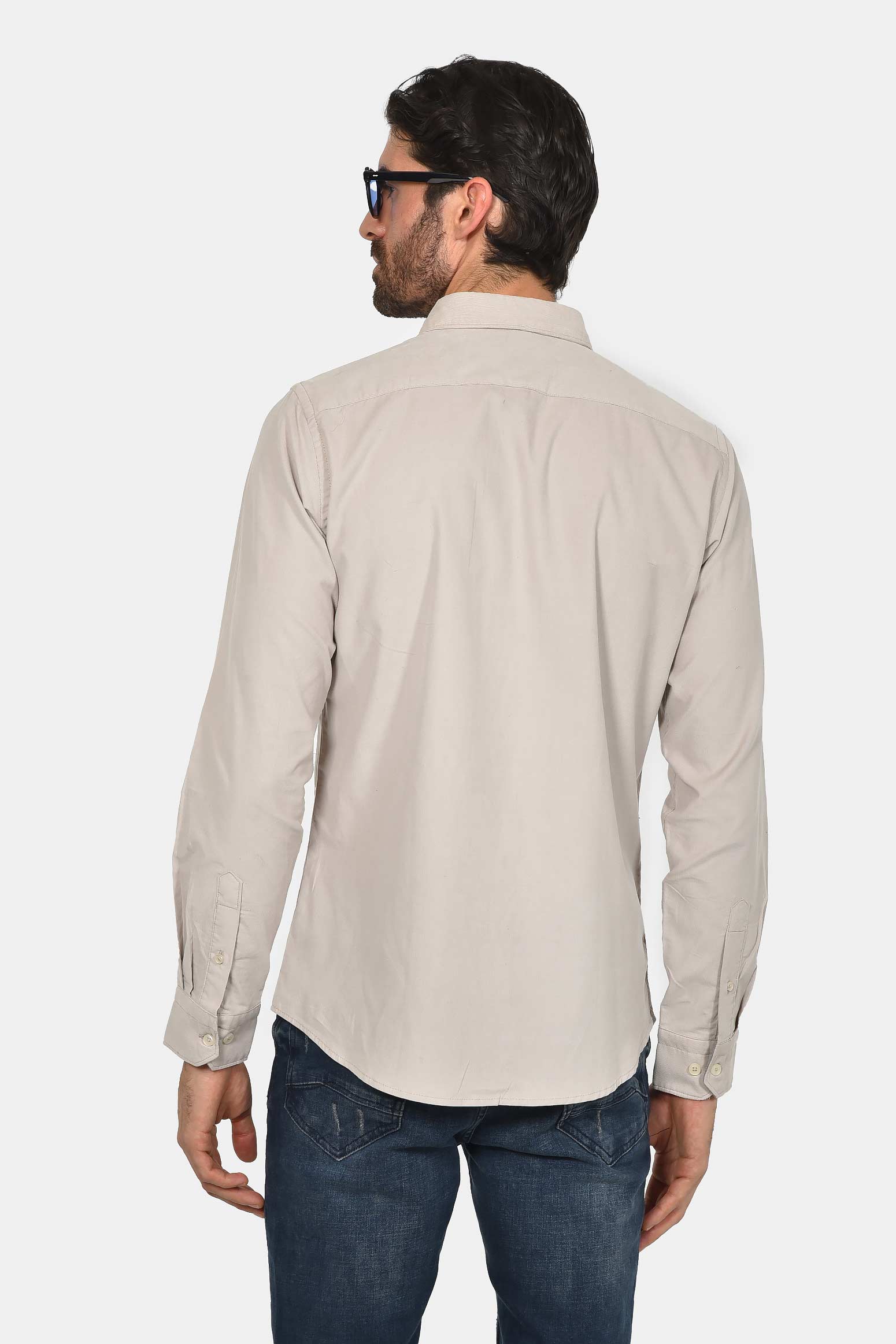 ανδρικό-βαμβακερό-πουκάμισο-ψιλό-κοτλέ