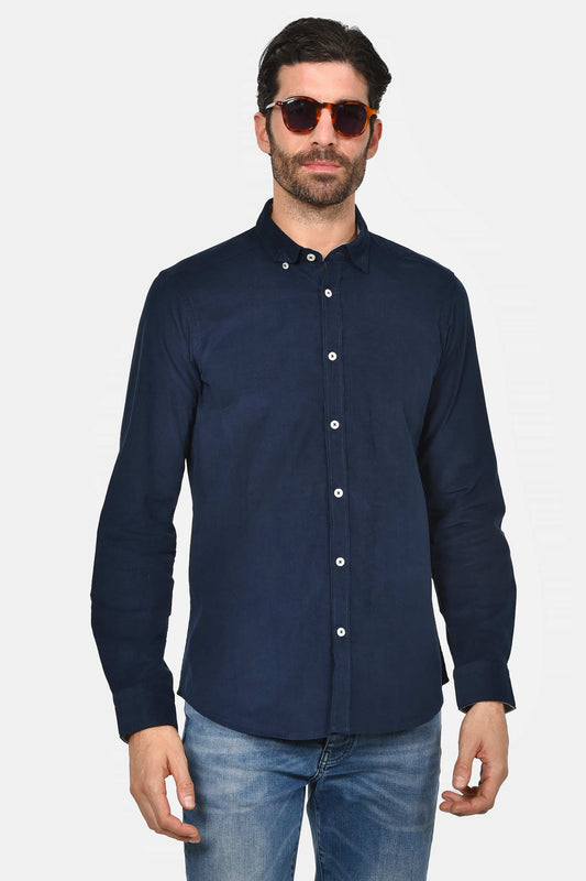 ανδρικό-βαμβακερό-πουκάμισο-ψιλό-κοτλέ