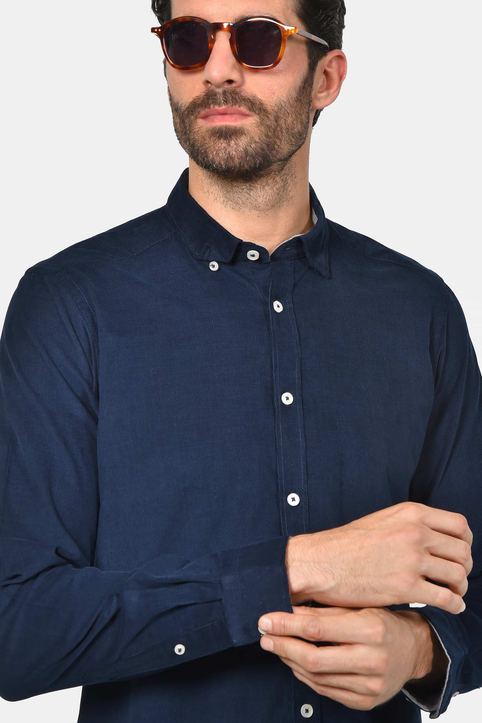 ανδρικό-βαμβακερό-πουκάμισο-ψιλό-κοτλέ