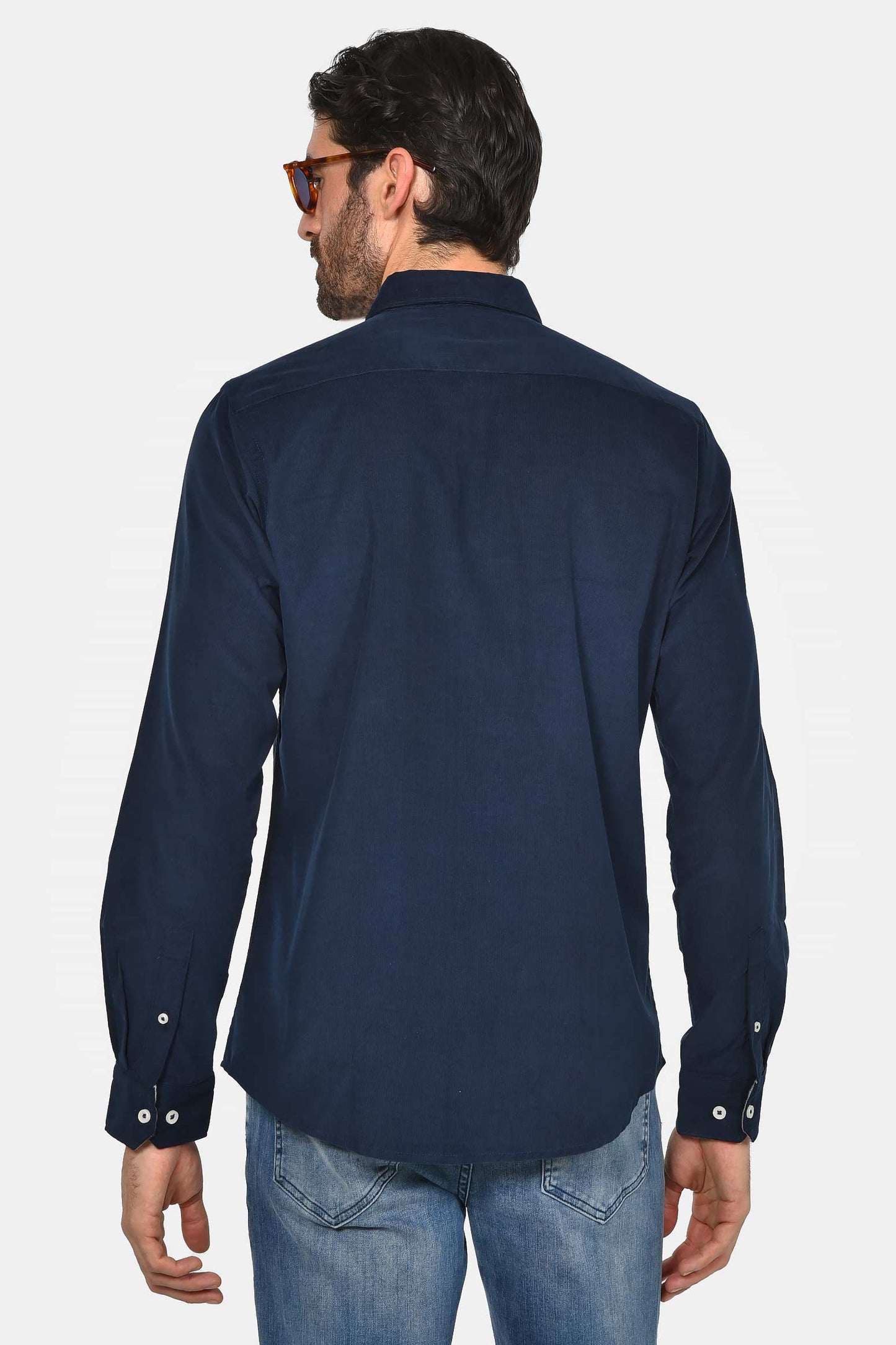 ανδρικό-βαμβακερό-πουκάμισο-ψιλό-κοτλέ