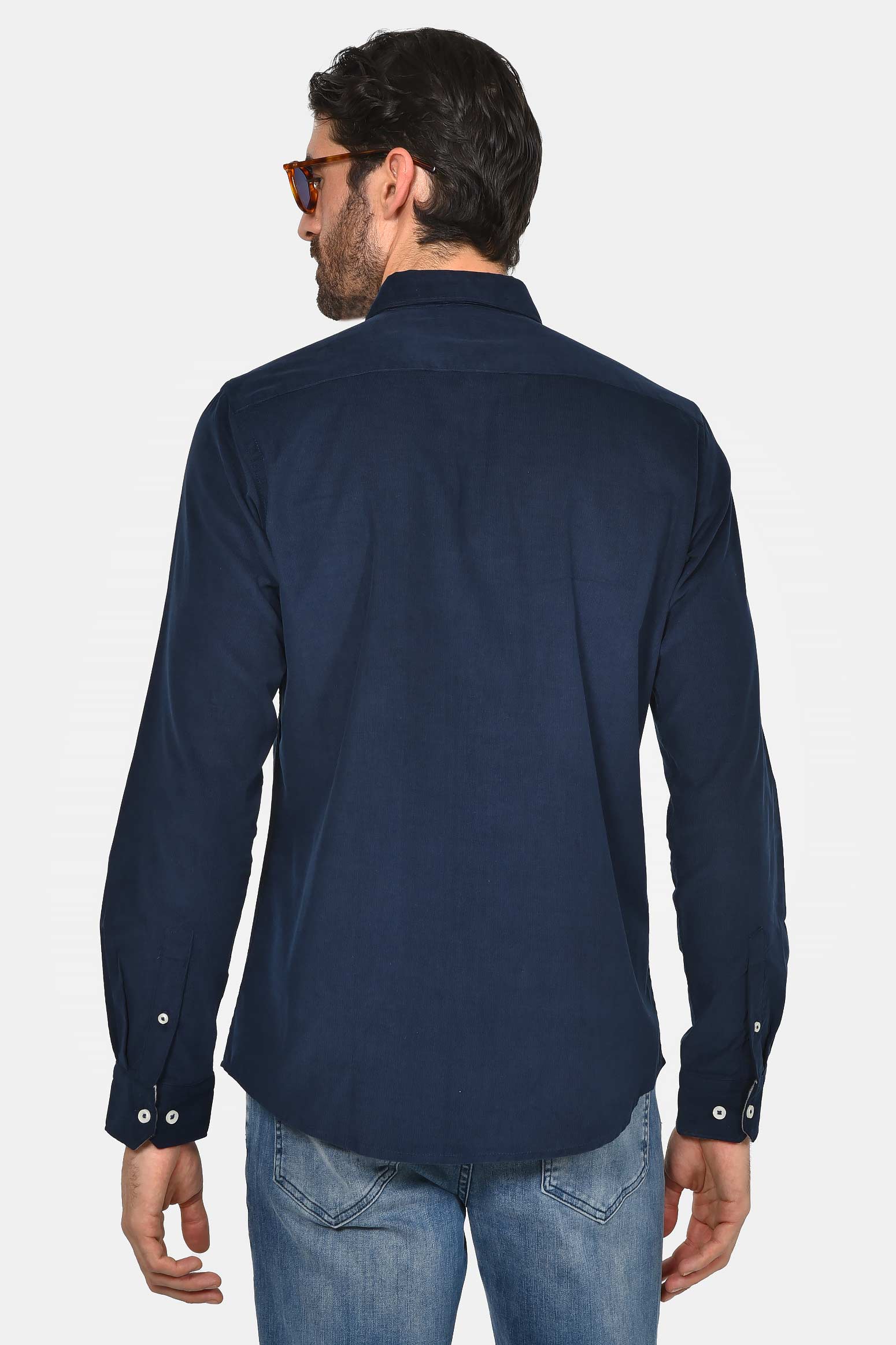 ανδρικό-βαμβακερό-πουκάμισο-ψιλό-κοτλέ