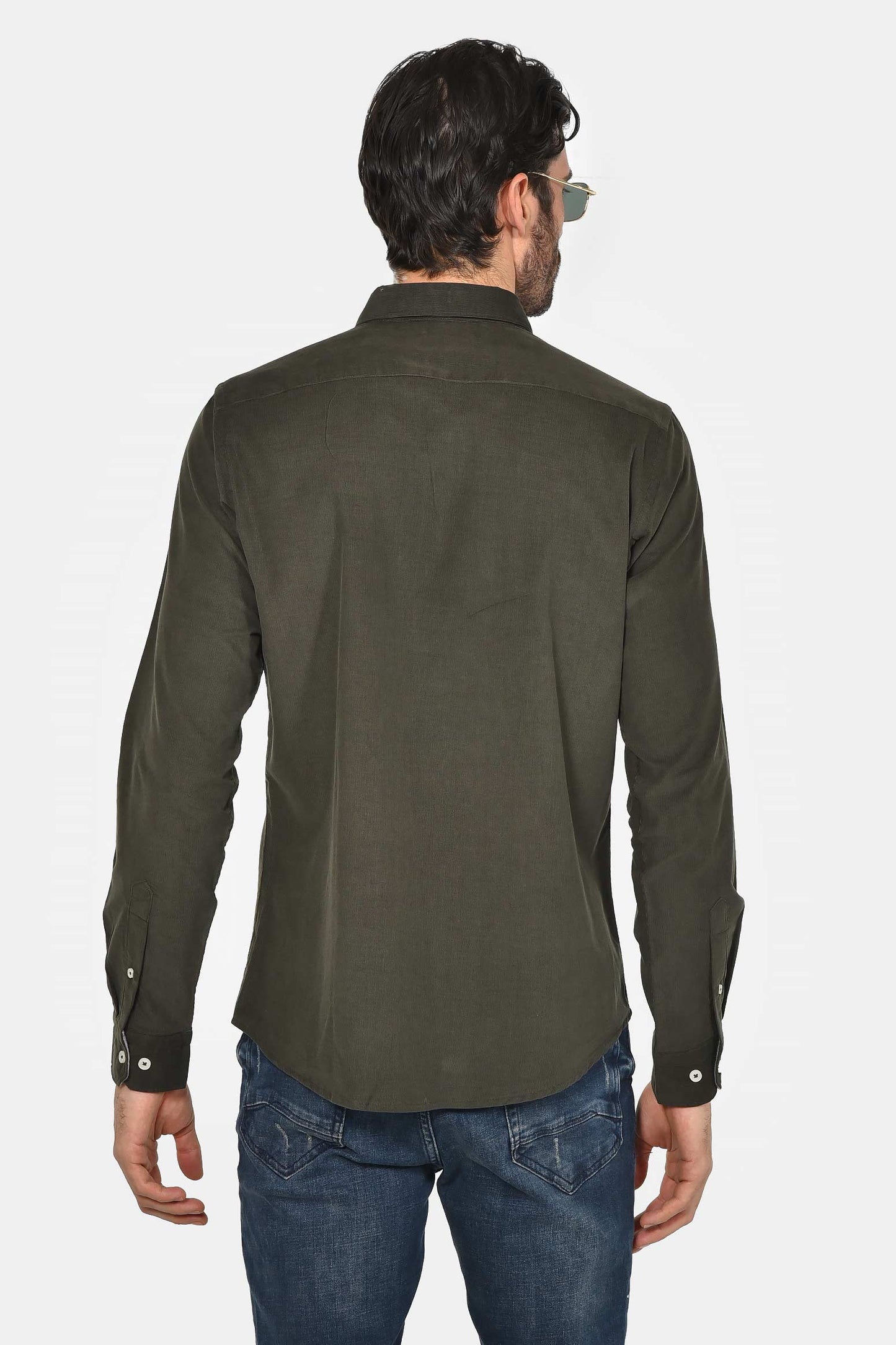 ανδρικό-βαμβακερό-πουκάμισο-ψιλό-κοτλέ