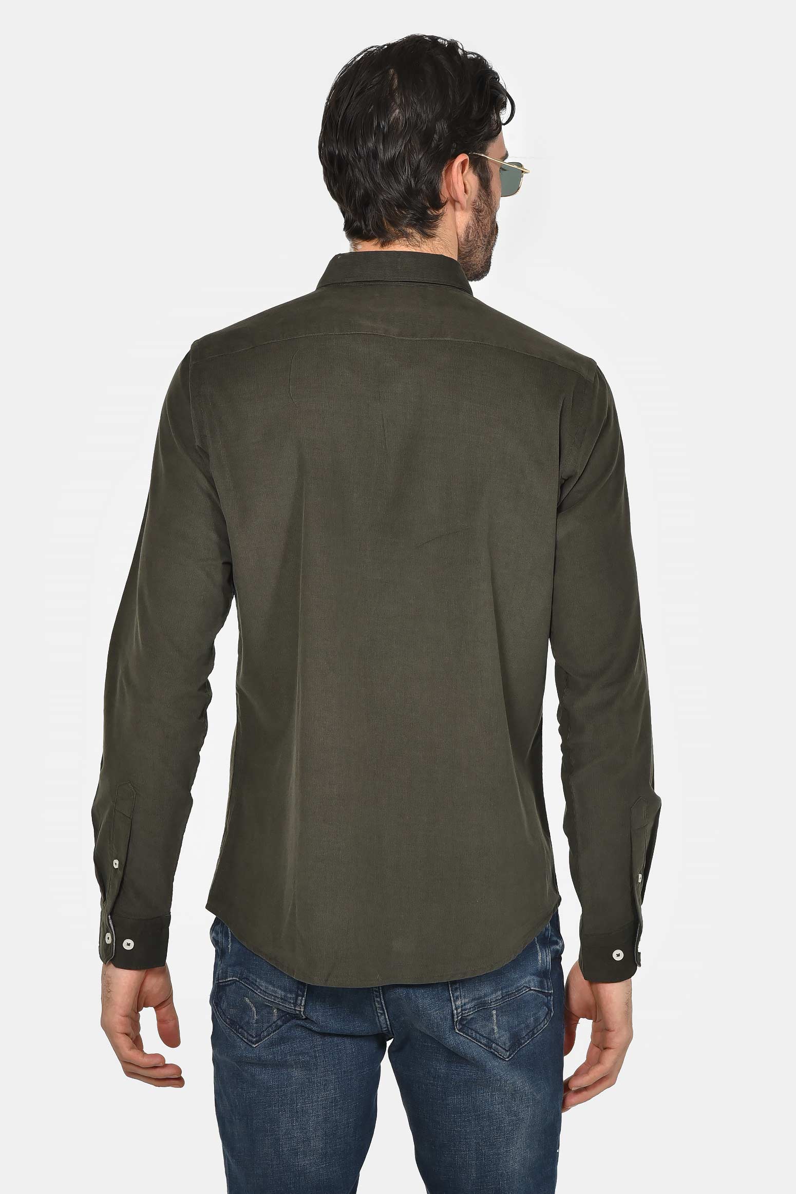 ανδρικό-βαμβακερό-πουκάμισο-ψιλό-κοτλέ