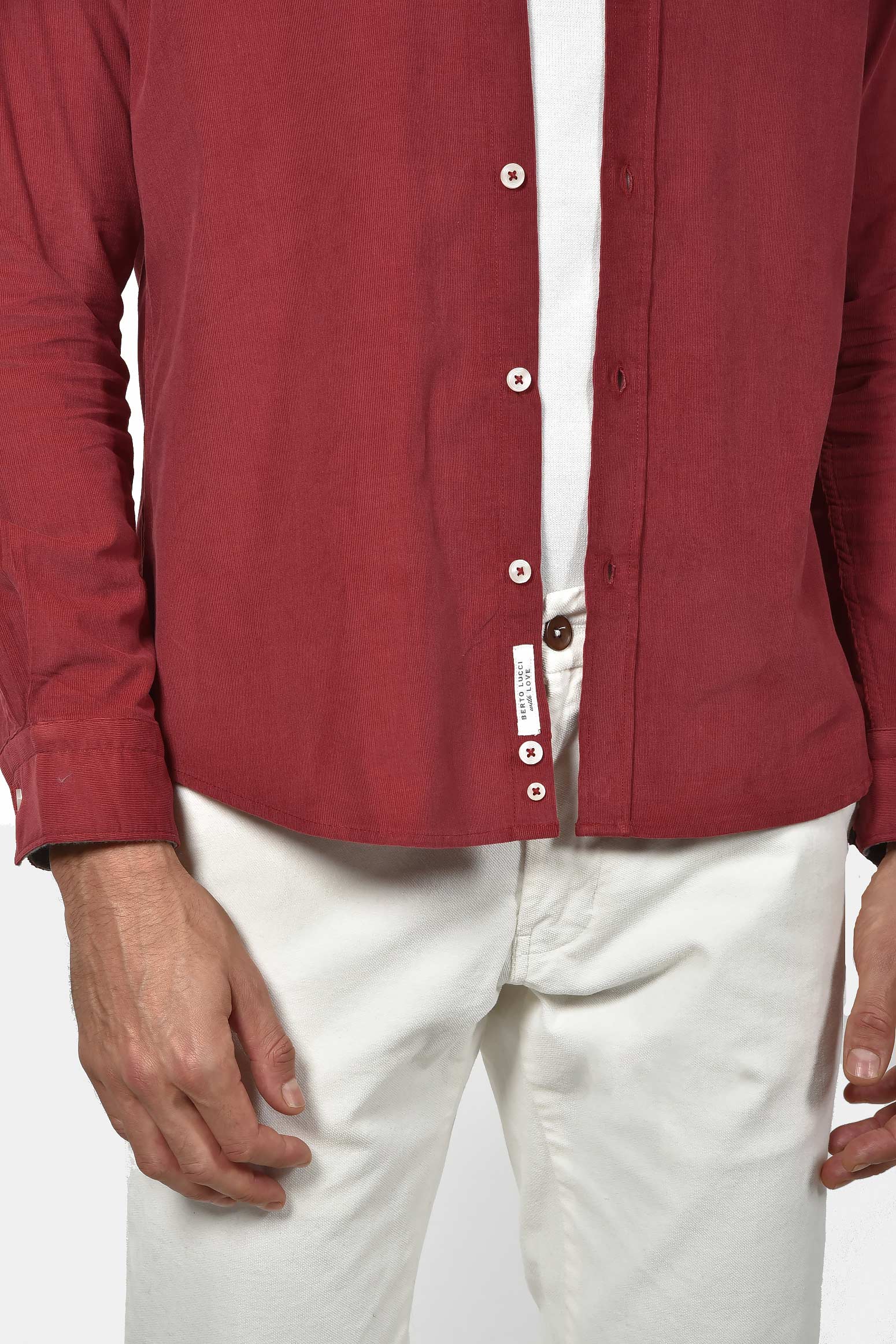 ανδρικό-βαμβακερό-πουκάμισο-ψιλό-κοτλέ