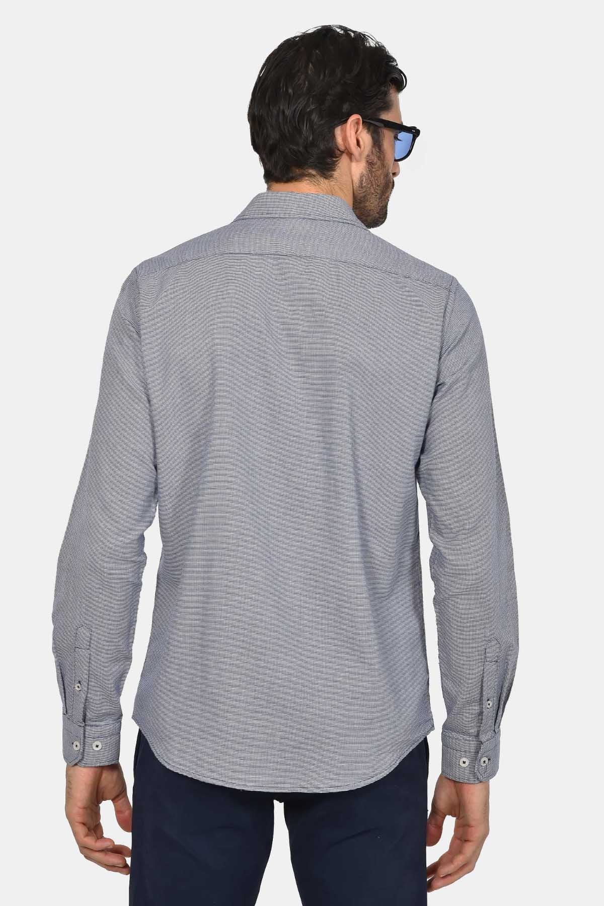 ανδρικό-εμπριμέ-πουκάμισο-custom-fit-100%-βαμβακερό-με-διακριτικό-μικροσχέδιο