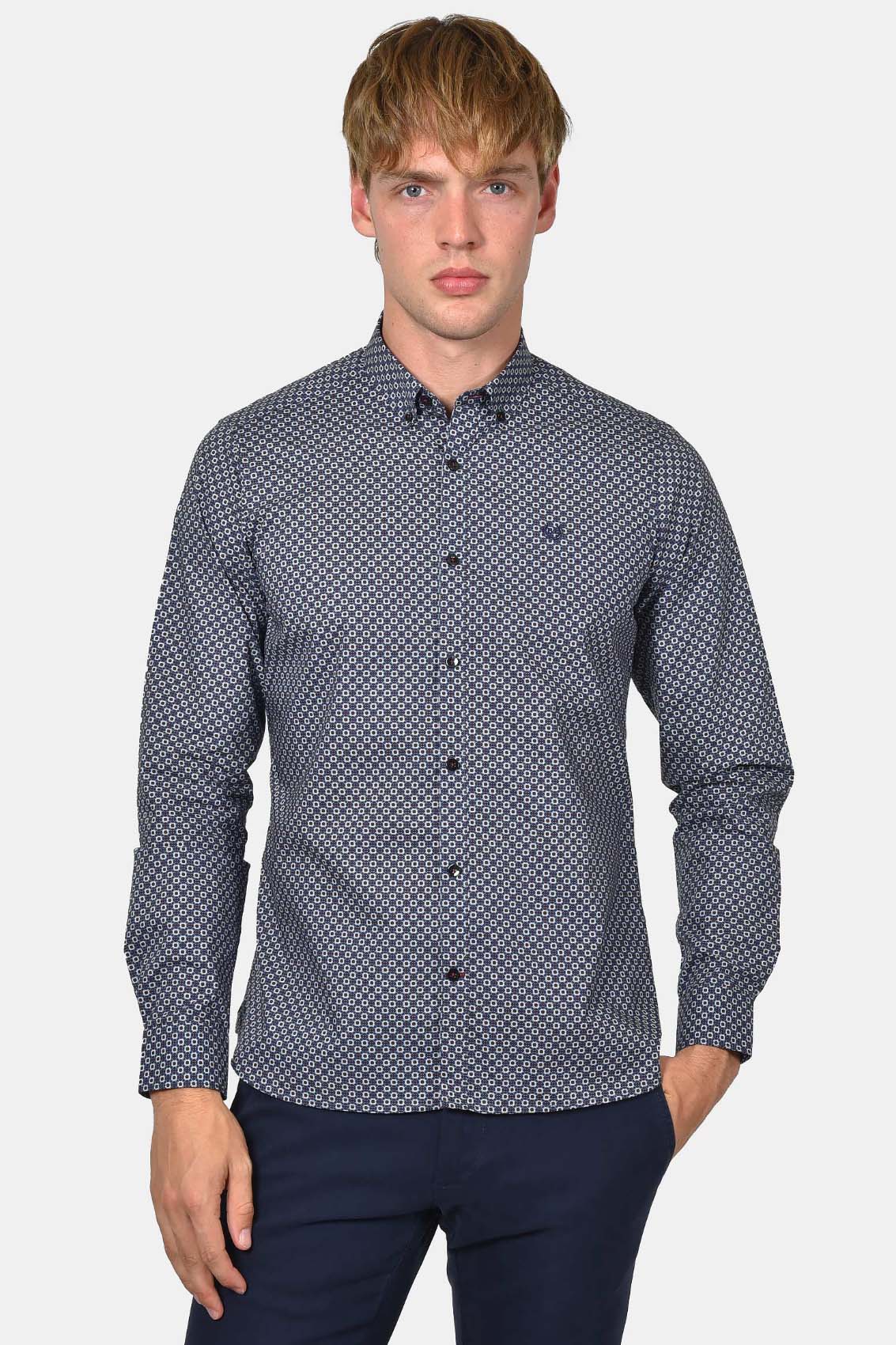 ανδρικό-εμπριμέ-πουκάμισο-custom-fit-από-100%-βαμβάκι-απαλή-υφή-με-φυσική-αναπνοή