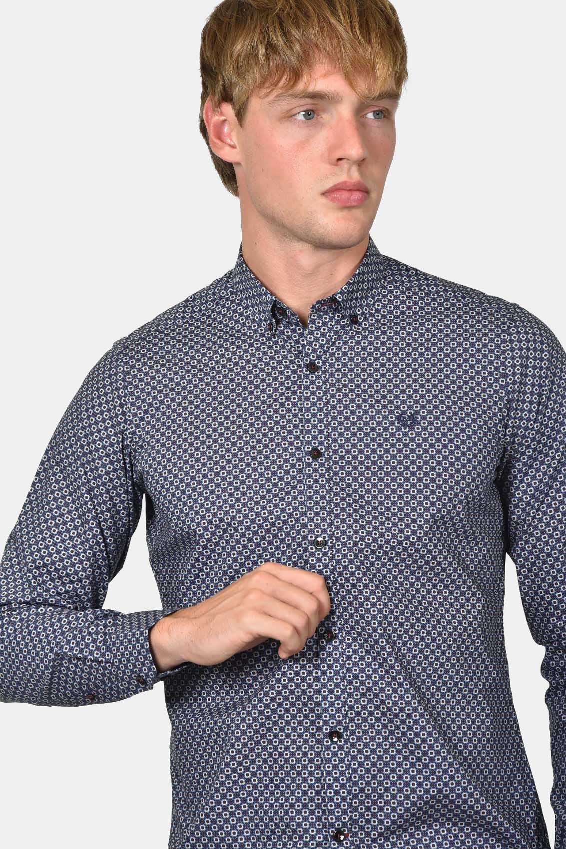 ανδρικό-εμπριμέ-πουκάμισο-custom-fit-από-100%-βαμβάκι-απαλή-υφή-με-φυσική-αναπνοή