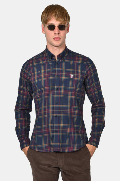 ανδρικό-καρό-πουκάμισο-custom-fit-από-100%-βαμβάκι-αναπνεύσιμο-ύφασμα-για-άνεση-όλη-μέρα