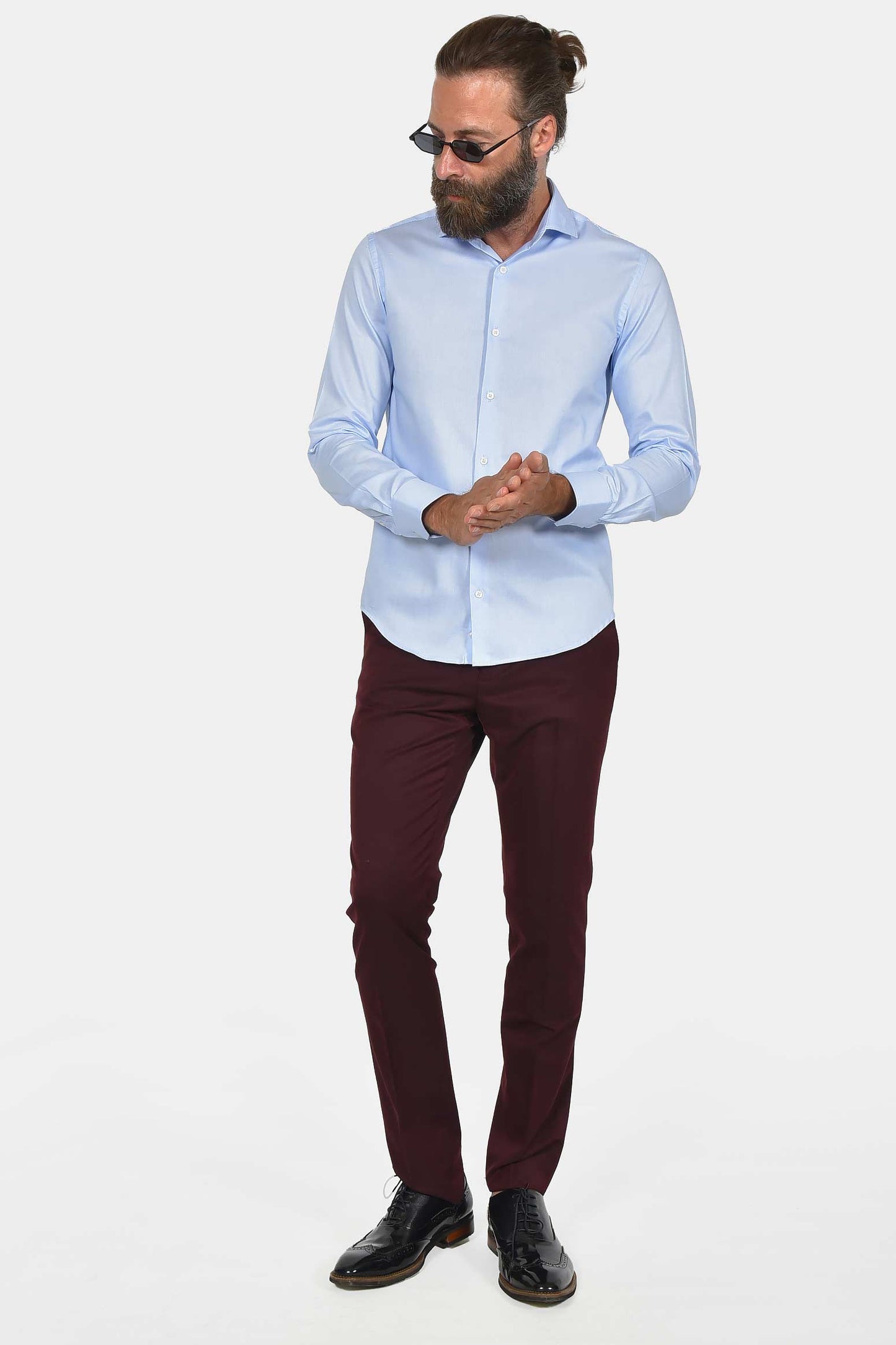 ανδρικό-επίσημο-πουκάμισο-normal-fit-100%-βαμβακερό-με-καθαρή-γραμμή