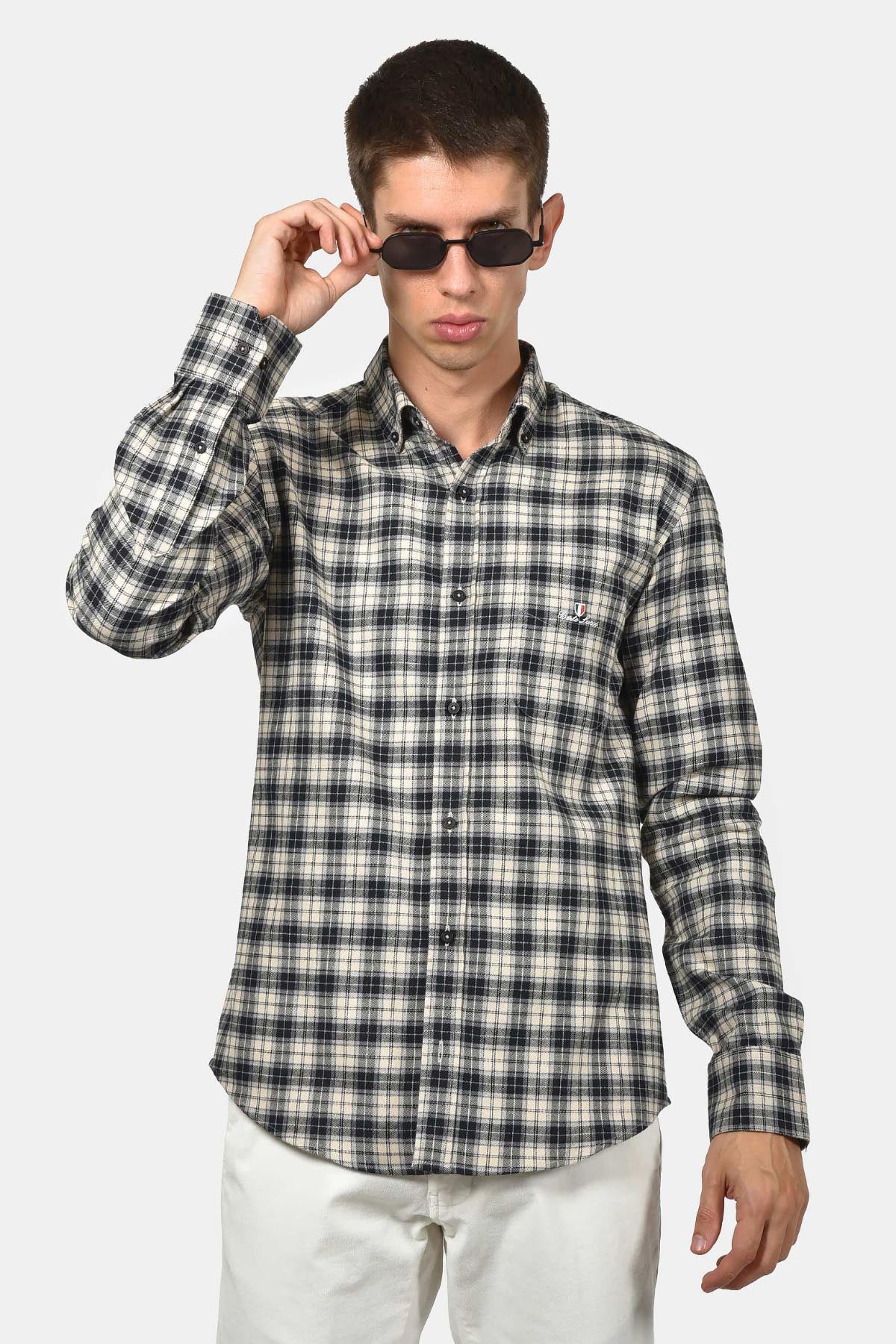 ανδρικό-καρό-πουκάμισο-100%-βαμβάκι-με-τσέπη