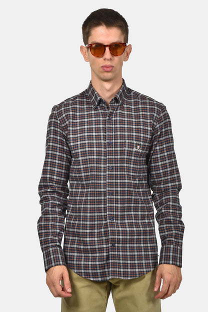 ανδρικό-βαμβακερό-καρό-πουκάμισο-με-τσέπη