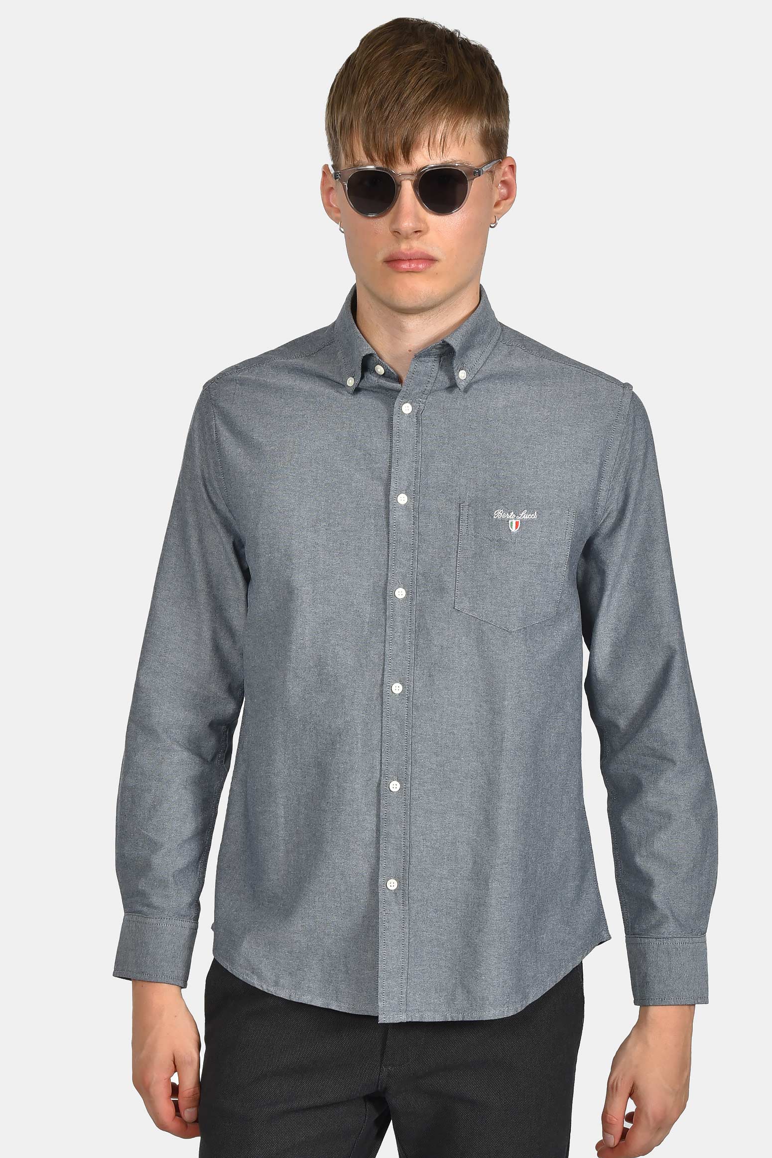 ανδρικό-buttown-down-oxford-πουκάμισο-100%-βαμβάκι