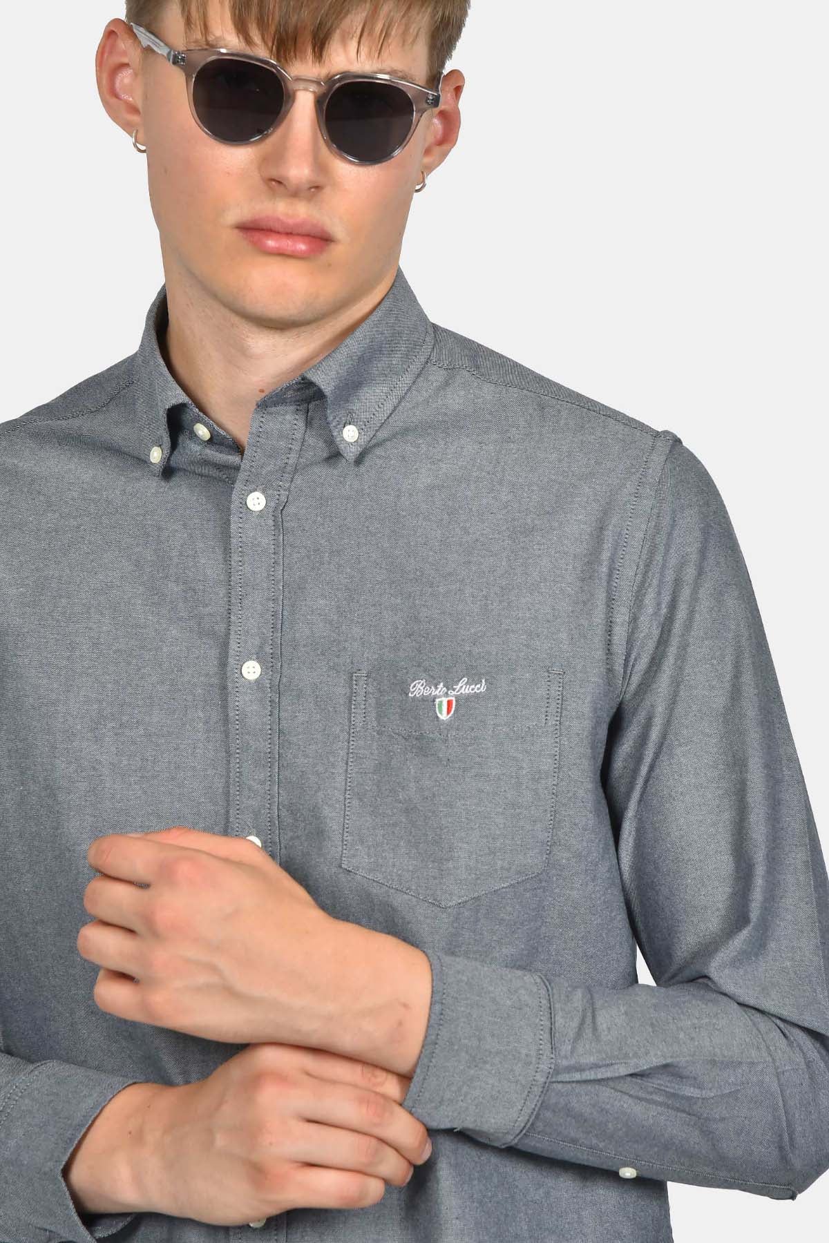 ανδρικό-buttown-down-oxford-πουκάμισο-100%-βαμβάκι