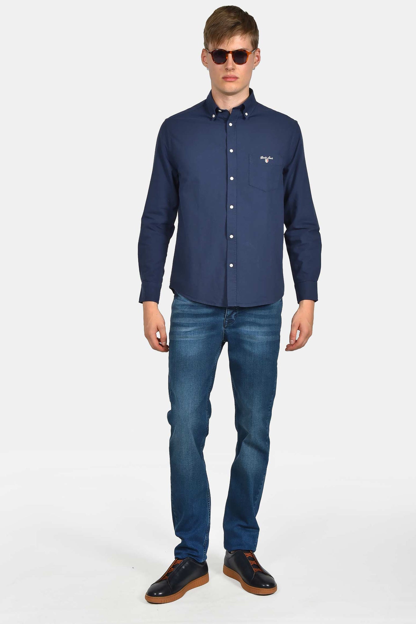 ανδρικό-buttown-down-oxford-πουκάμισο-100%-βαμβάκι