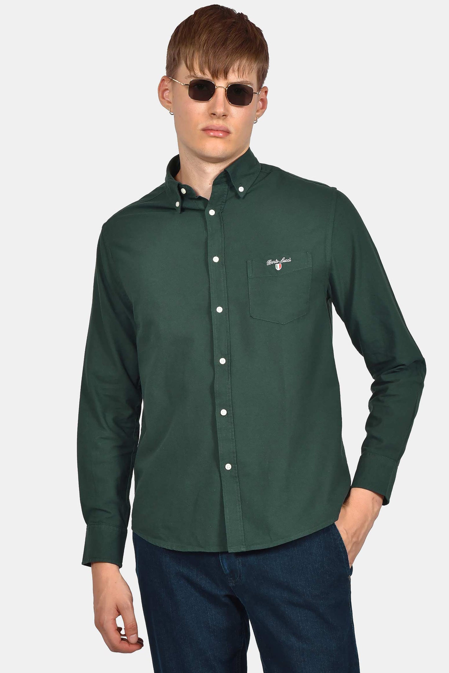 ανδρικό-buttown-down-oxford-πουκάμισο-100%-βαμβάκι