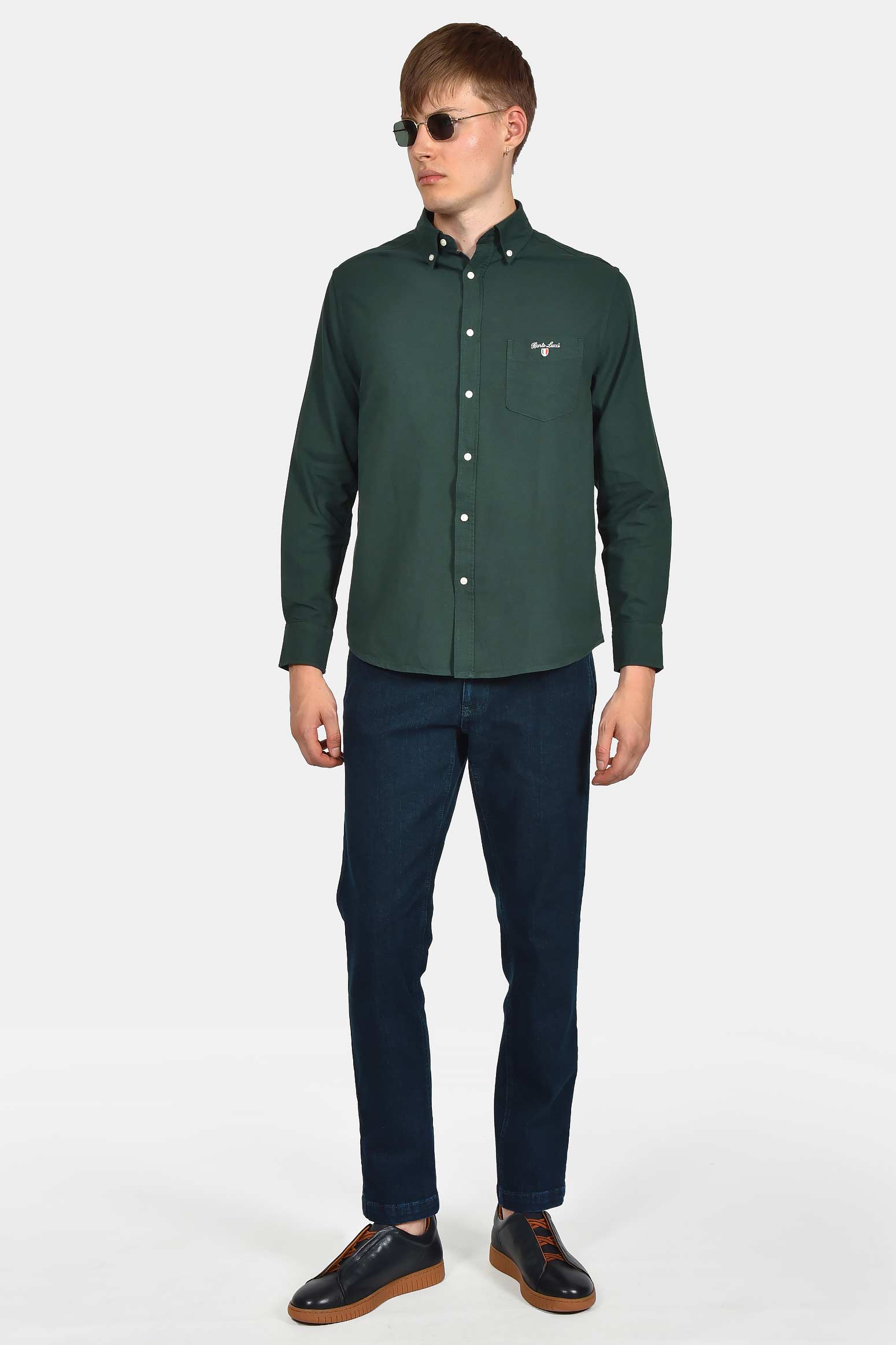 ανδρικό-buttown-down-oxford-πουκάμισο-100%-βαμβάκι