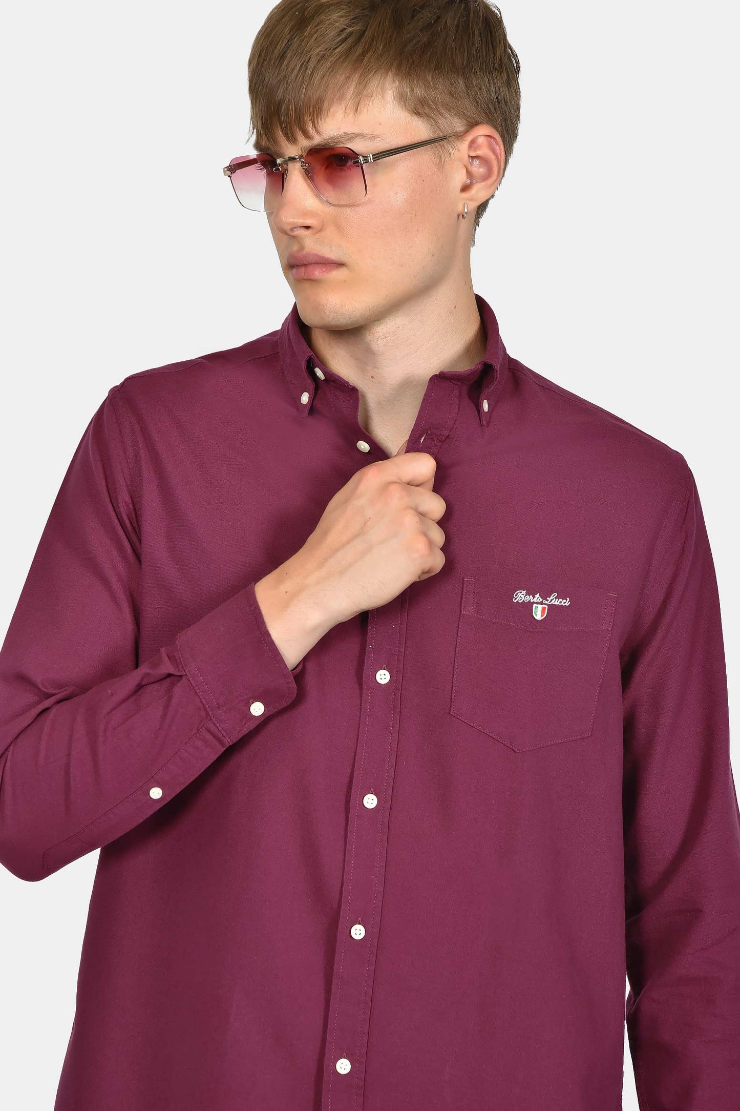 ανδρικό-buttown-down-oxford-πουκάμισο-100%-βαμβάκι