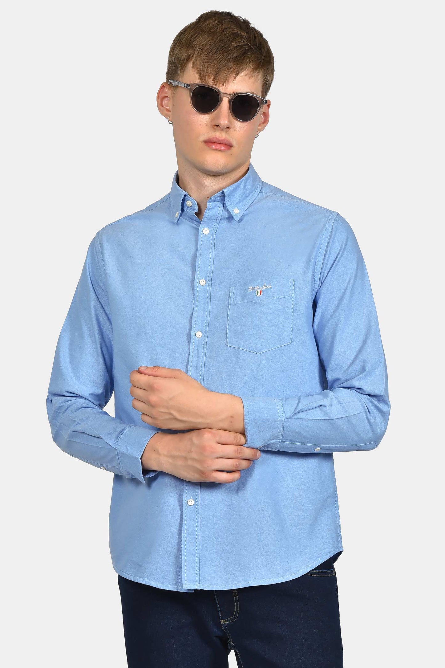 ανδρικό-buttown-down-oxford-πουκάμισο-100%-βαμβάκι