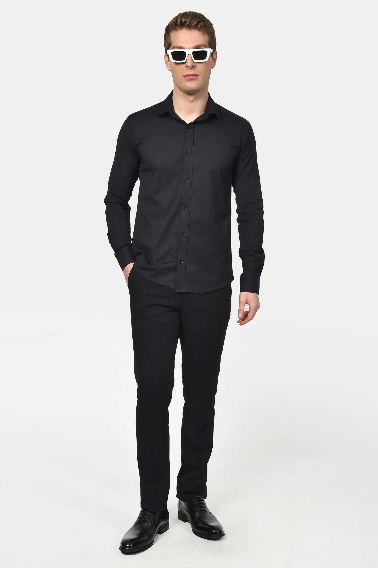 ανδρικό-επίσημο-πουκάμισο-slim-fit-ελαστική-εφαρμογή-&-καθαρή-γραμμή