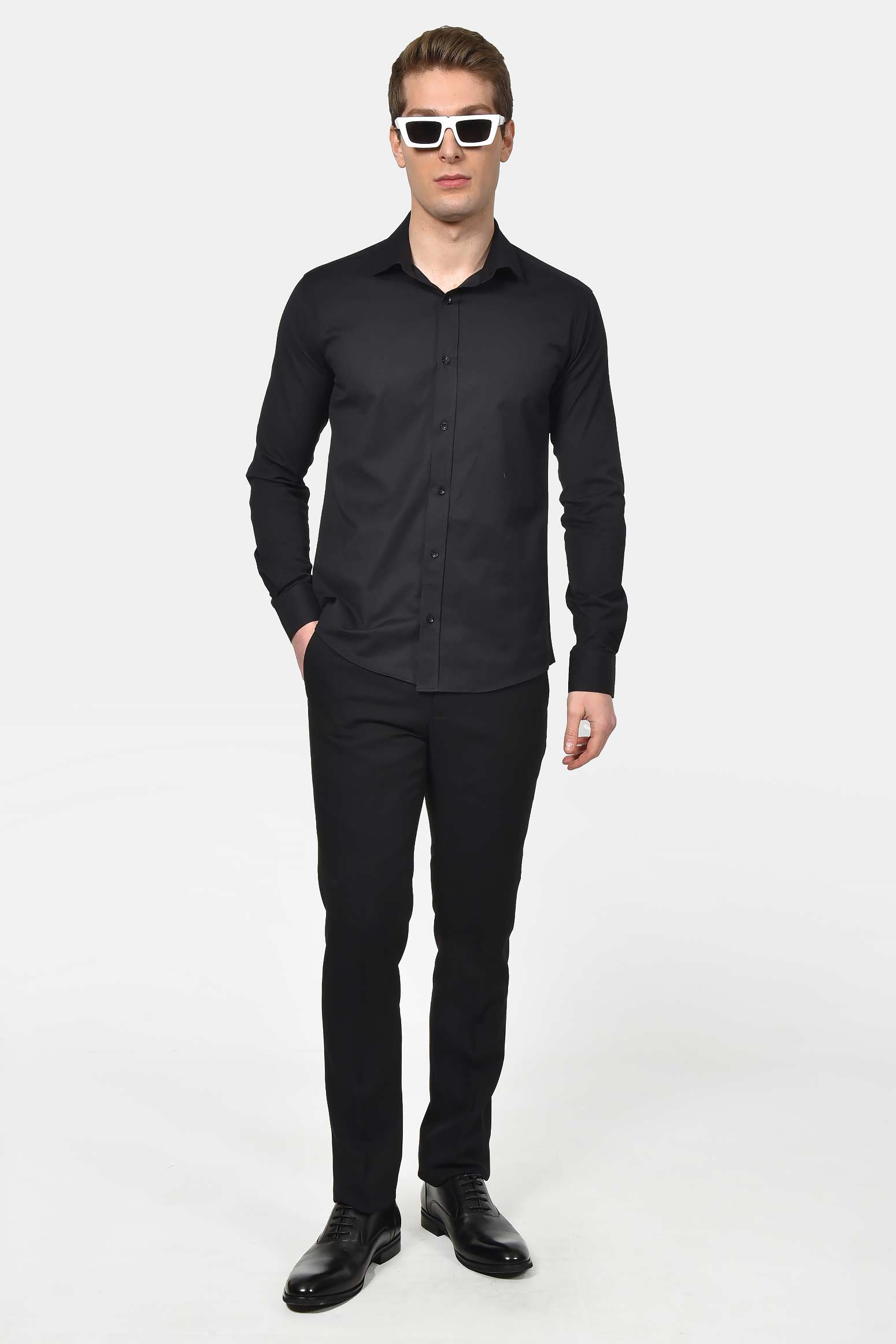 ανδρικό-επίσημο-πουκάμισο-slim-fit-ελαστική-εφαρμογή-&-καθαρή-γραμμή