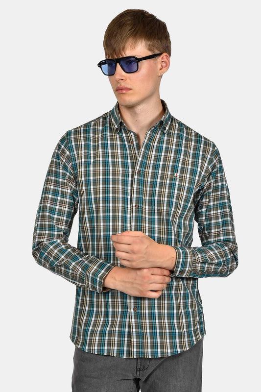 ανδρικό-πουκάμισο-normal-fit-με-κλασικό-καρό-σχέδιο