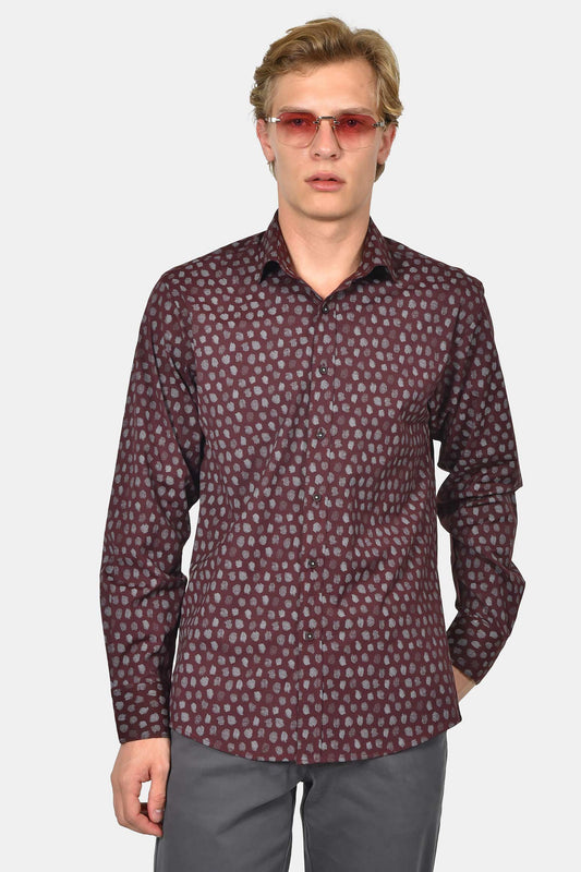 ανδρικό-εμπριμέ-πουκάμισο-normal-fit-100%-βαμβάκι