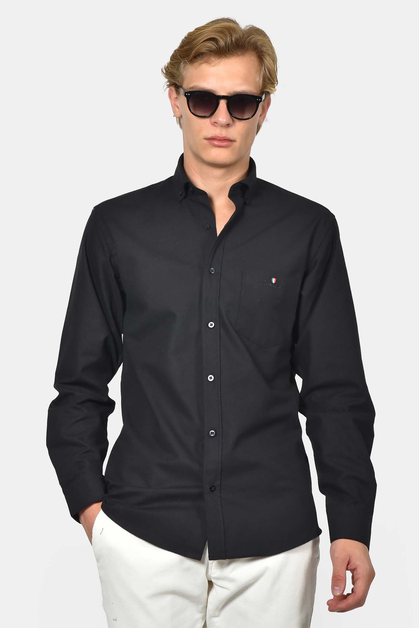 ανδρικό-button-down-πουκάμισο-φανέλα-normal-fit