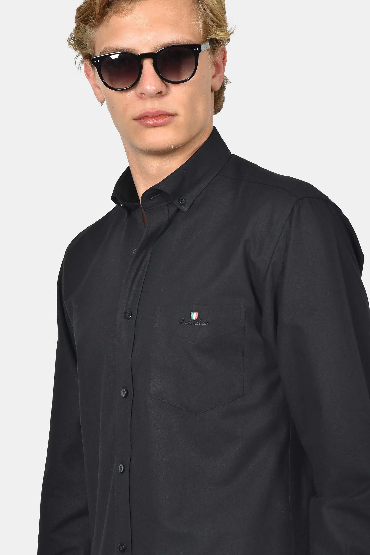 ανδρικό-button-down-πουκάμισο-φανέλα-normal-fit