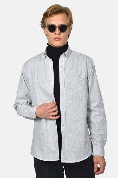 ανδρικό-button-down-πουκάμισο-φανέλα-normal-fit