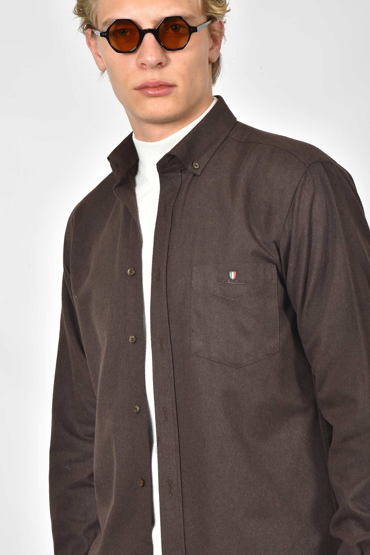 ανδρικό-button-down-πουκάμισο-φανέλα-normal-fit