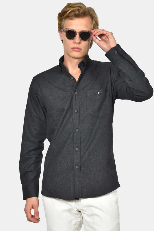 ανδρικό-button-down-πουκάμισο-φανέλα-normal-fit