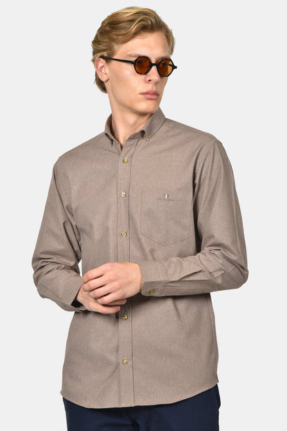 ανδρικό-button-down-πουκάμισο-φανέλα-normal-fit