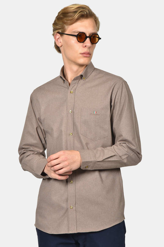 ανδρικό-button-down-πουκάμισο-φανέλα-normal-fit