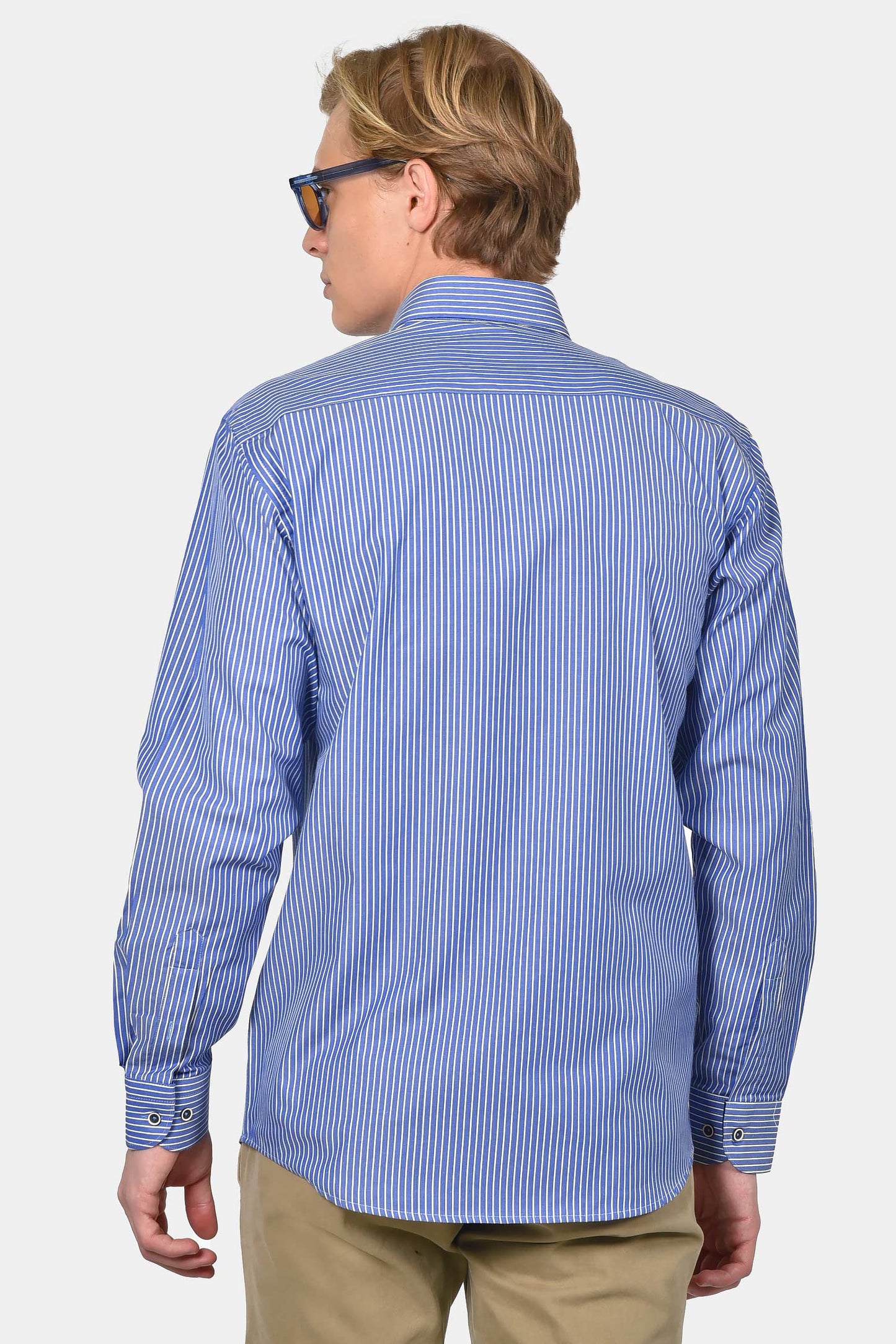 ανδρικό-ριγέ-πουκάμισο-normal-fit-με-κέντημα-στήθους-&-ανάλαφρη-υφή