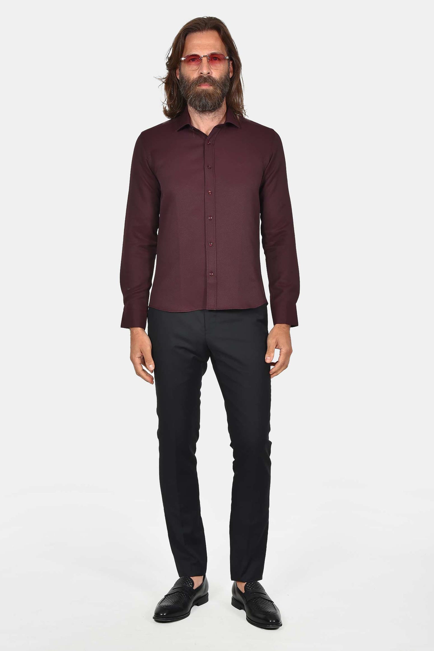 ανδρικό-επίσημο-πουκάμισο-slim-fit-με-μοντέρνα-γραμμή