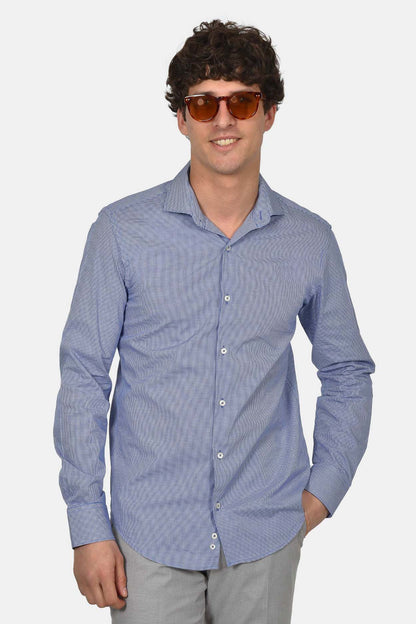 ανδρικό-επίσημο-πουκάμισο-normal-fit-από-100%-βαμβάκι-με-διακριτικό-μικρό-καρό