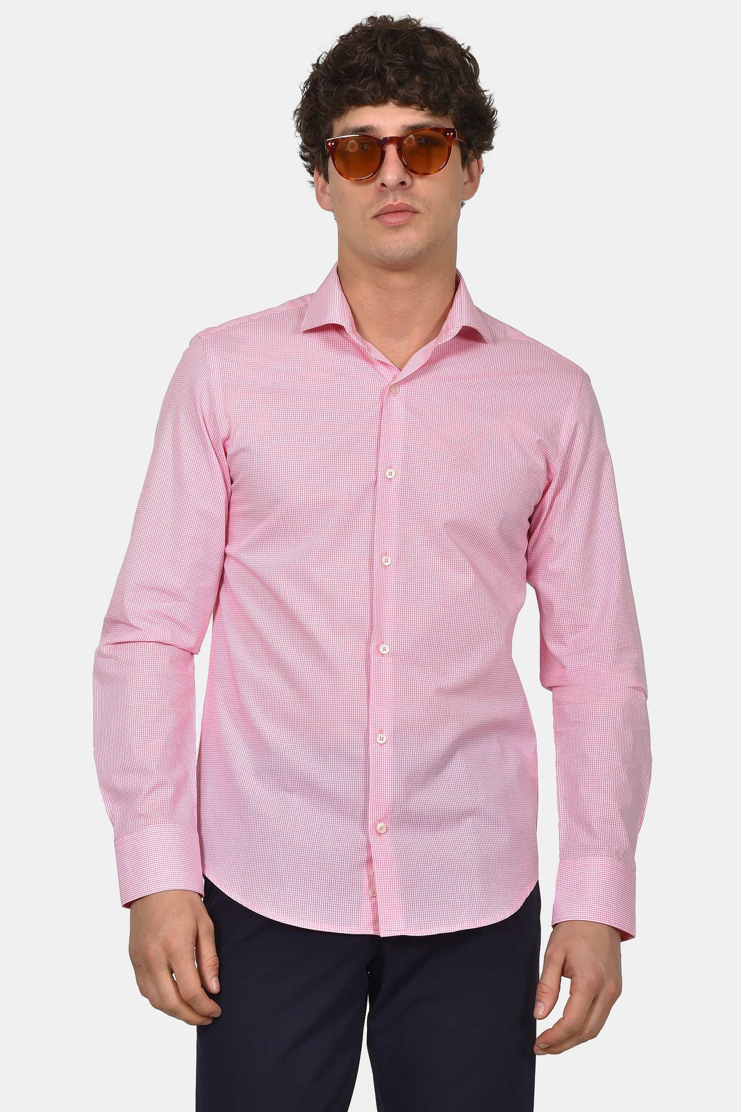 ανδρικό-επίσημο-πουκάμισο-normal-fit-από-100%-βαμβάκι-με-διακριτικό-μικρό-καρό