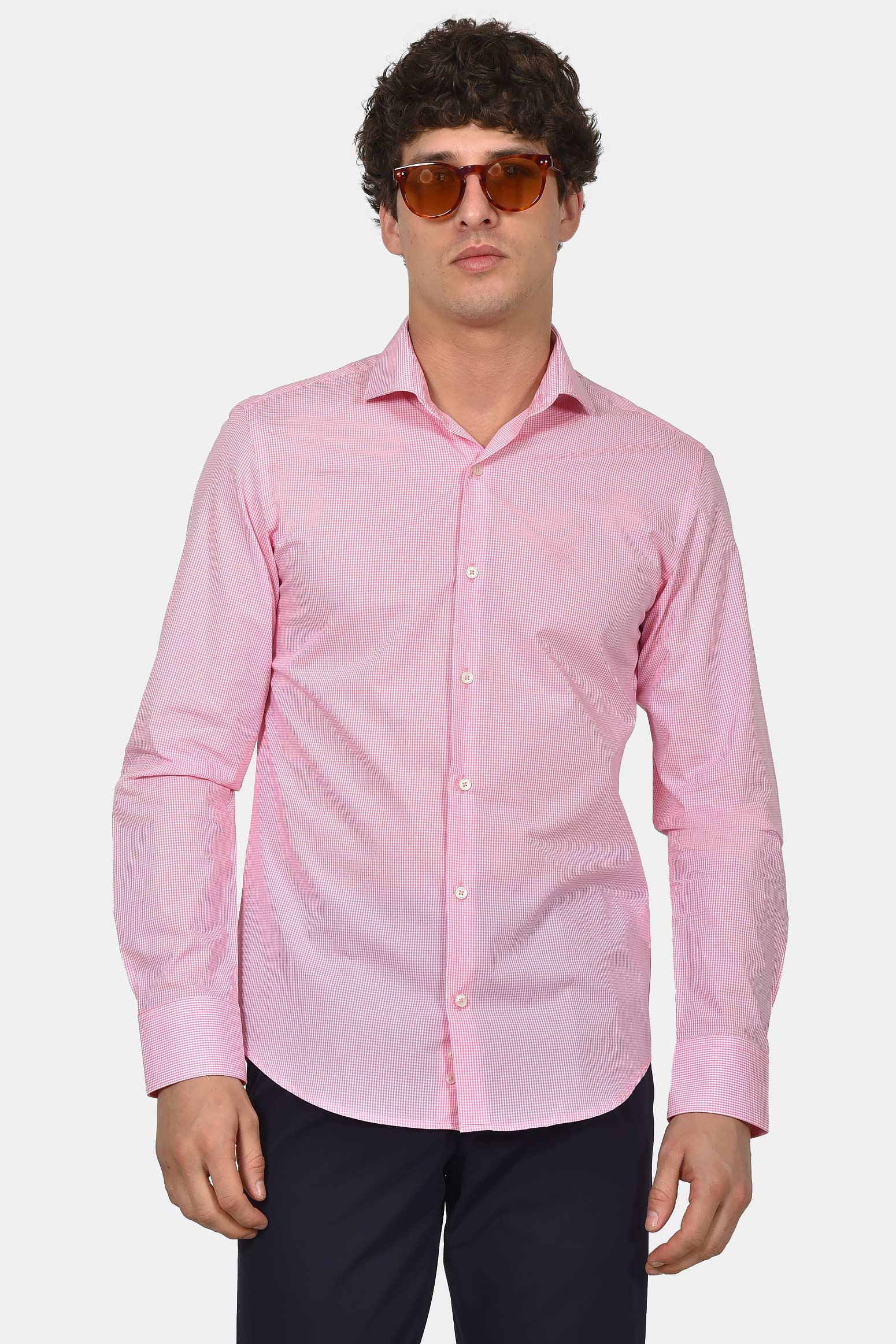 ανδρικό-επίσημο-πουκάμισο-normal-fit-από-100%-βαμβάκι-με-διακριτικό-μικρό-καρό