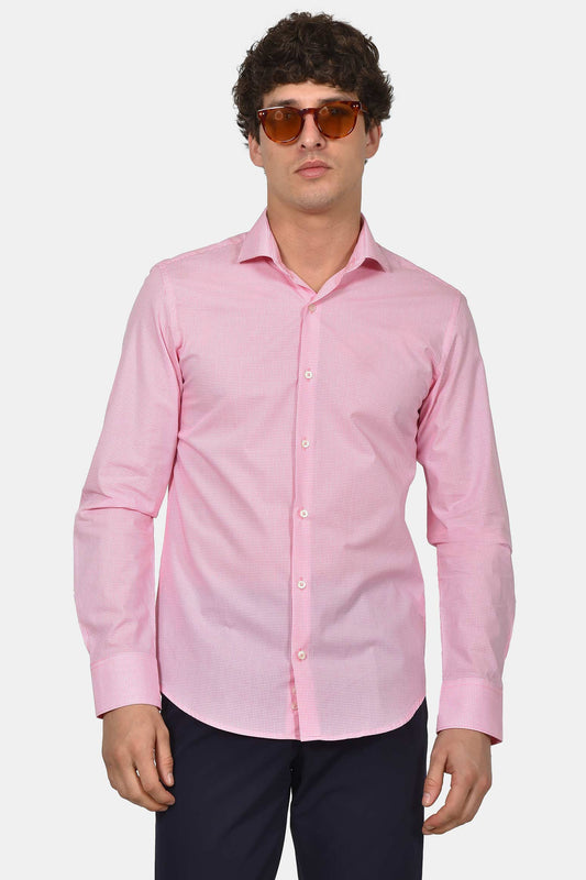 ανδρικό-επίσημο-πουκάμισο-normal-fit-από-100%-βαμβάκι-με-διακριτικό-μικρό-καρό