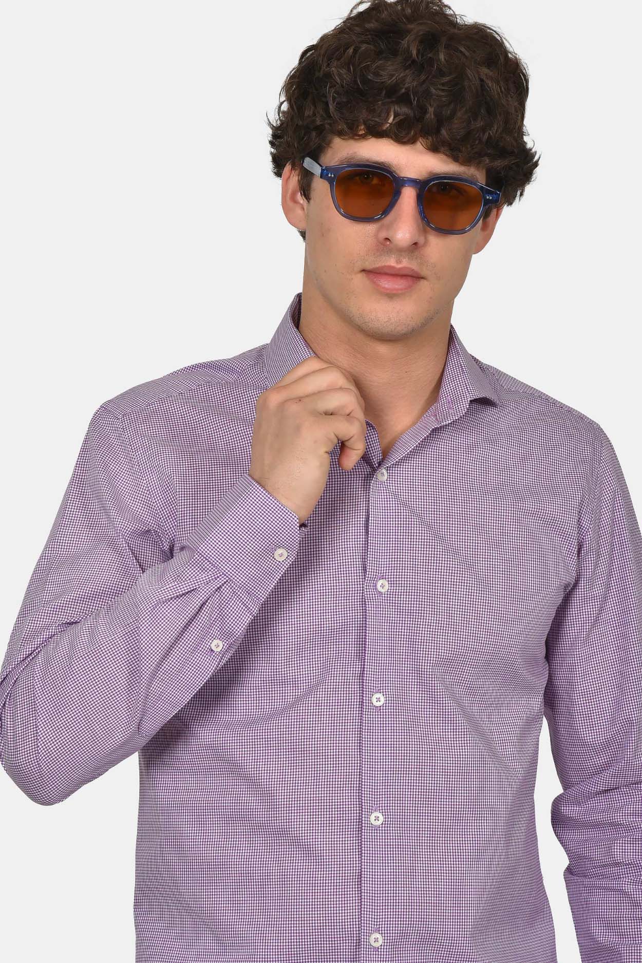 ανδρικό-επίσημο-πουκάμισο-normal-fit-από-100%-βαμβάκι-με-διακριτικό-μικρό-καρό