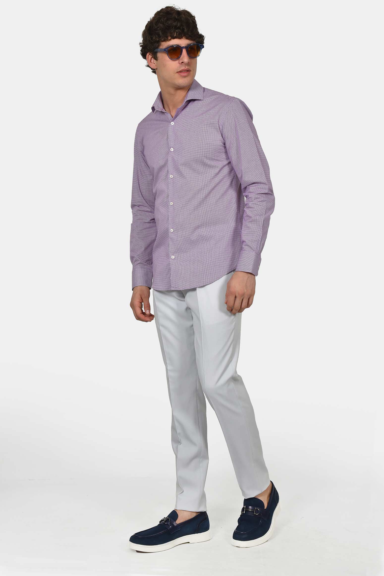 ανδρικό-επίσημο-πουκάμισο-normal-fit-από-100%-βαμβάκι-με-διακριτικό-μικρό-καρό