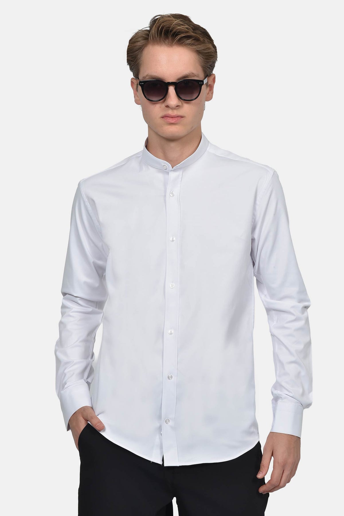 ανδρικό-επίσημο-πουκάμισο-με-γιακά-μάο-slim-fit-&-σατέν-όψη-για-μοντέρνο-στυλ