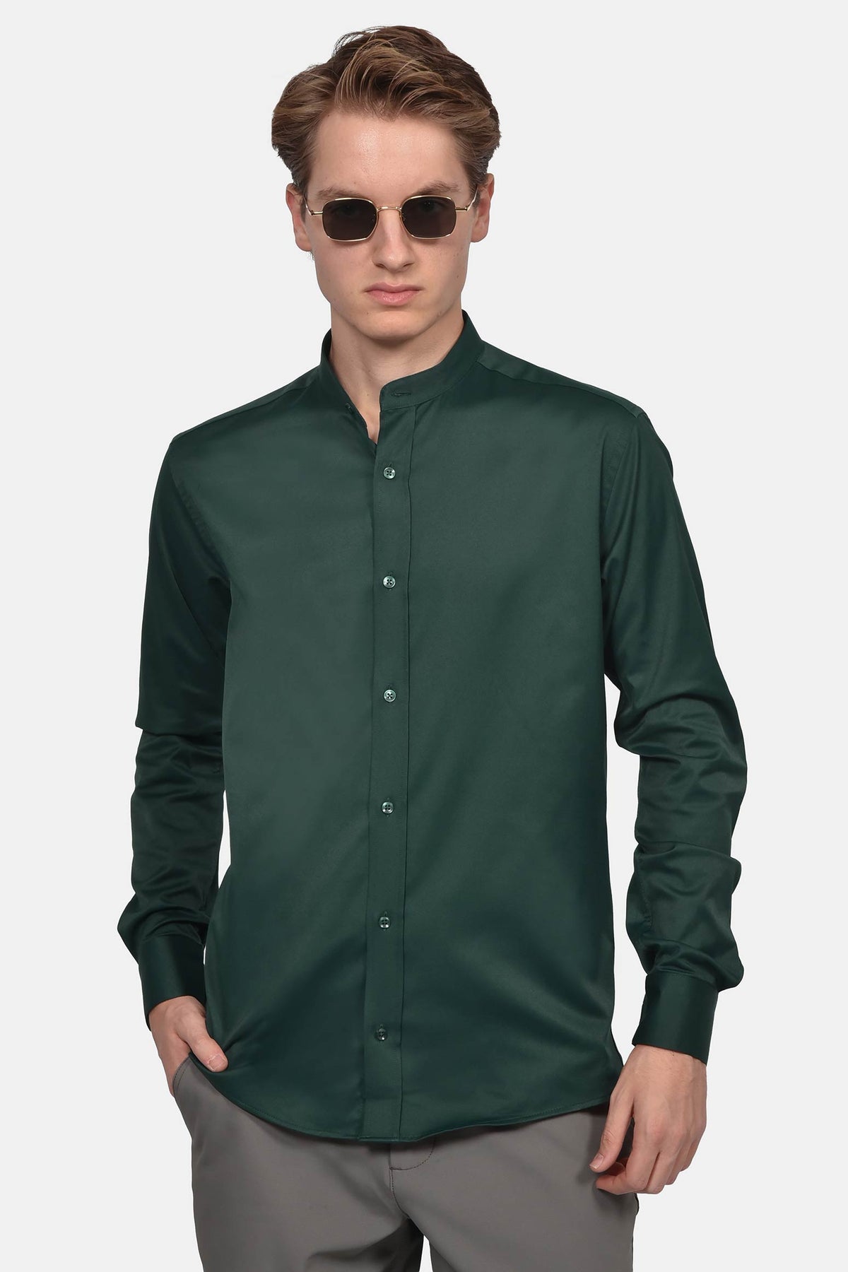 ανδρικό-επίσημο-πουκάμισο-με-γιακά-μάο-slim-fit-&-σατέν-όψη-για-μοντέρνο-στυλ