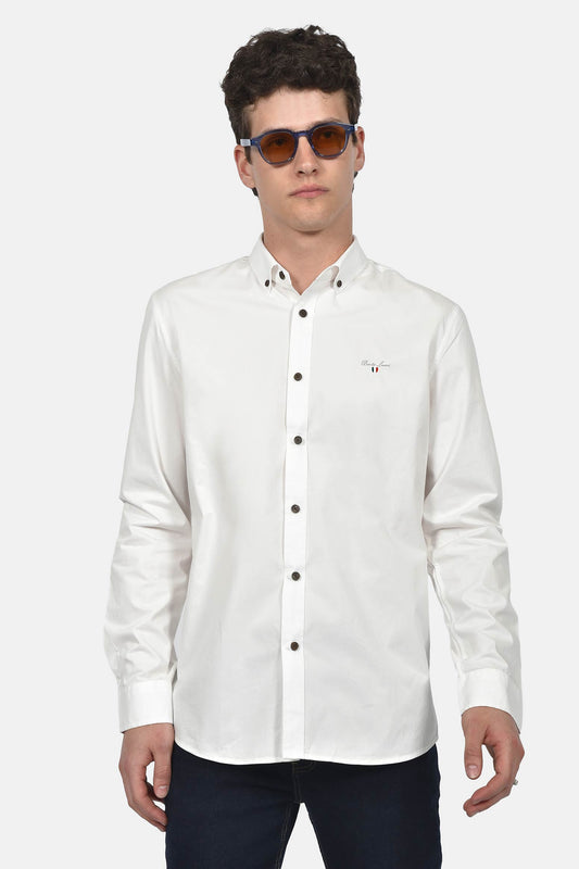 ανδρικό-button-down-πουκάμισο-100%-βαμβάκι-normal-fit-με-κεντημένο-σήμα-για-κομψό-στυλ