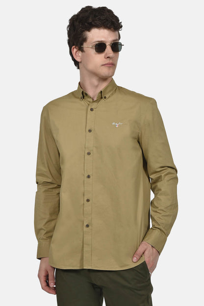 ανδρικό-button-down-πουκάμισο-100%-βαμβάκι-normal-fit-με-κεντημένο-σήμα-για-κομψό-στυλ